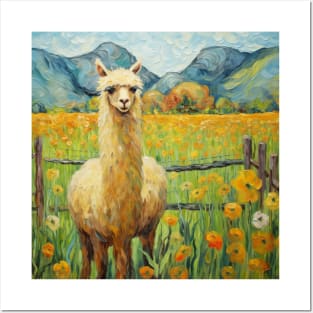 ALPACA PAINTING Posters and Art